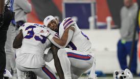 Damar Hamlin in critical condition after collapsing on field; NFL suspends Bills-Bengals
