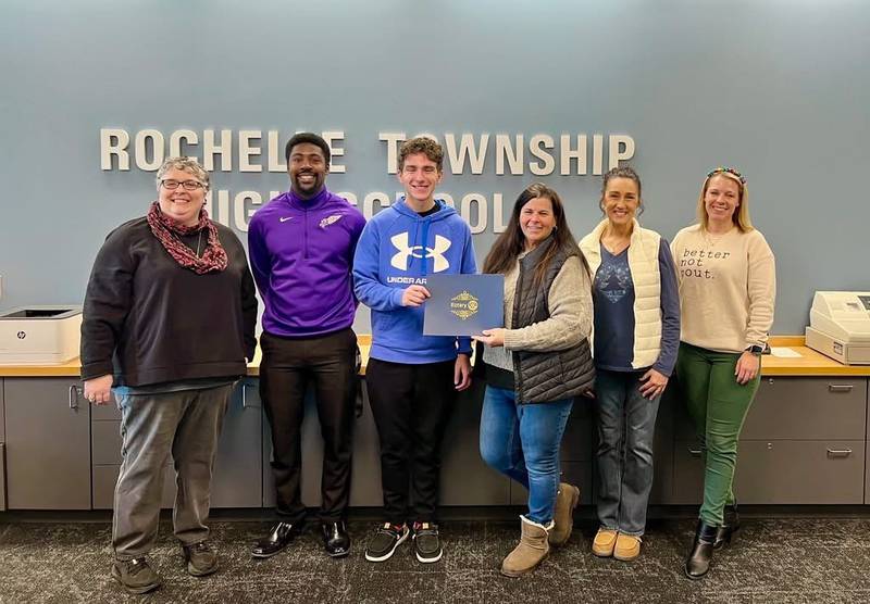Levi Waddle, a senior at Rochelle Township High School, was recently named the December Rochelle Rotary Club Student of the Month.