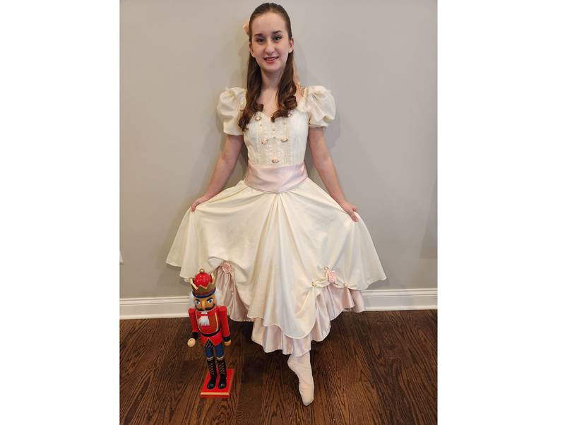 McKenna Koger of Shorewood will play the role of Clara in the Von Heidecke's Chicago Festival Ballet's 2022 performance of "The Nutcracker" on Sunday at the Rialto Square Theatre in Joliet.