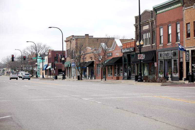 State Street in downtown Geneva