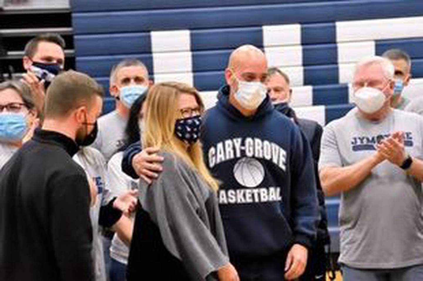 Cary-Grove athletic director Jim Altendorf and his wife Lauralee. "She's been amazingly supportive of me," said Altendorf, who is retiring as AD after this school year.