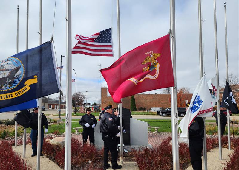 The ceremony, hosted by the Princeton American Legion Post #125, featured guest speakers from the St. Louis Catholic Church, American Legion Auxiliary #125, Local Daughters of the American Revolution and more.