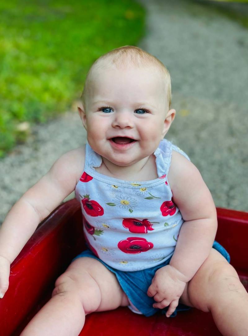 Entry No. 12 in the contest is Juniper Carol Marselle, 8 month old daughter of Luke and Hannah Marselle of Princeton.