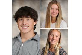 Minooka H.S. co-valedictorians and salutatorian share post-graduation plans.