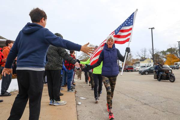 Photos: Veterans honored throughout northern Illinois on Veterans Day