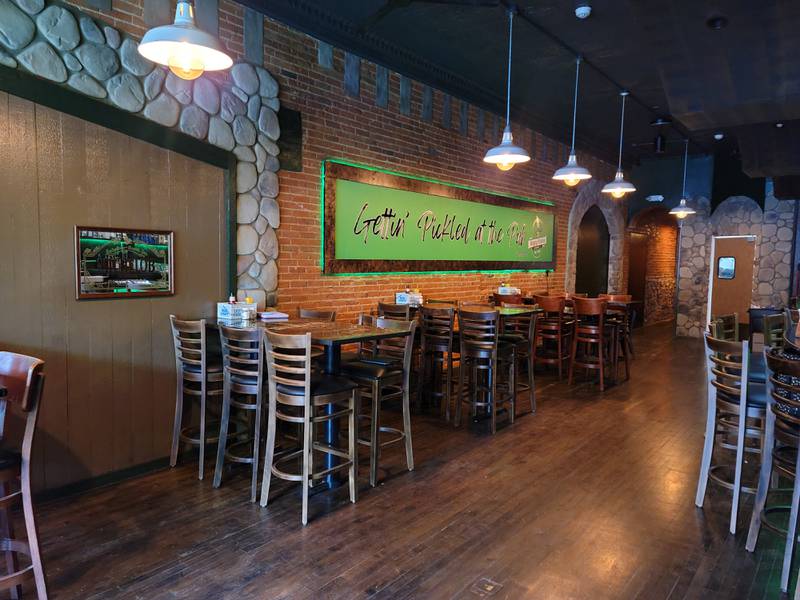 The inside of The Angry Pickle Pub, now open in downtown Sycamore.