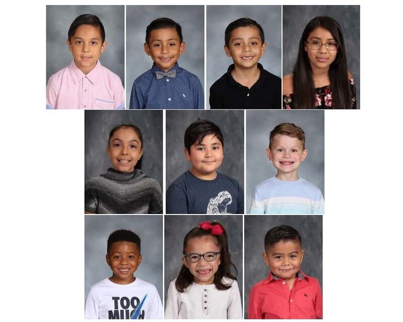 Joliet Public Schools District 86 students recently announced its Students of the Month for January. Pictured are students from Dirken Junior High School and TAft Elementary School.