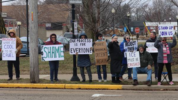 Protesters in Princeton denounce ICE over shooting of motorist in Minneapolis