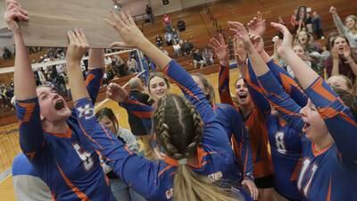 Photos: Class 2A Supersectional Volleyball- Genoa-Kingston vs Quincy Notre Dame 