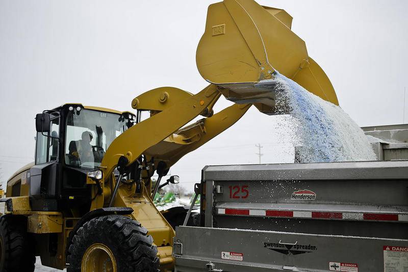 Grundy County governments picking up more salt during busy winter