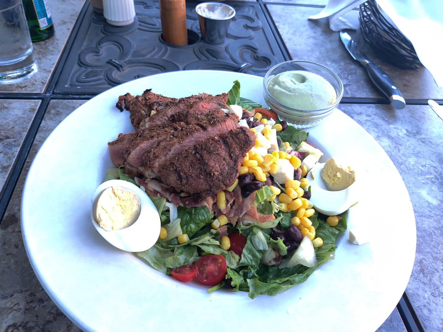 The Southwest Cobb salad at FoxFire in Geneva.