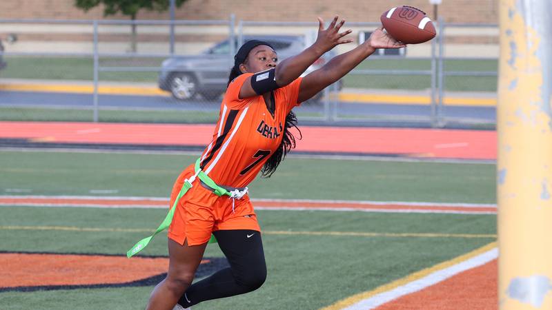 Kayden Johnson’s 3 TDs help power DeKalb to flag football win in program’s first game