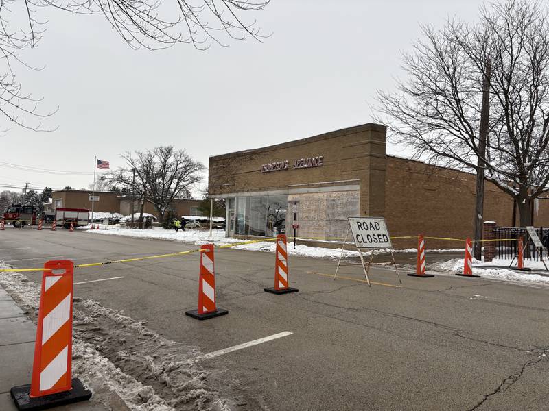 The roof of Thompson's Appliances in downtown Woodstock collapsed on Dec. 3, 2025, and the 300 block of Clay Street downtown was shut down amid worries of additional structural collapse.