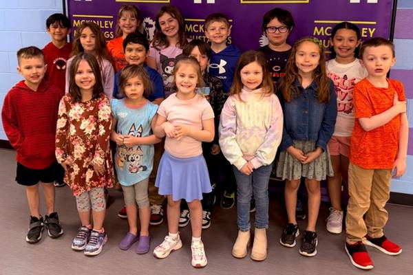 McKinley Elementary announces March Champions of the Charter students