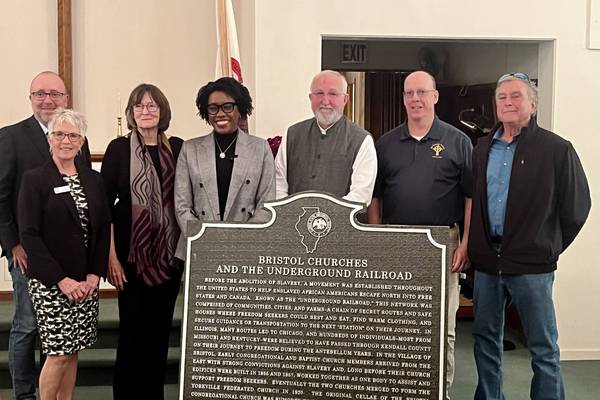 Yorkville’s Chapel on the Green honored for role in Underground Railroad