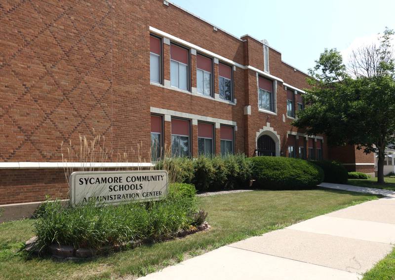 The Sycamore School District 427 Administration Building Tuesday, June 18, 2025, at the former Central School in Sycamore. The nearly century old building that currently houses the district offices will soon be for sale. The district is hosting an open house at the building Saturday, June 21.