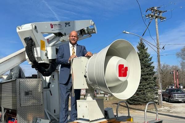Hopkins Park gets new tornado siren