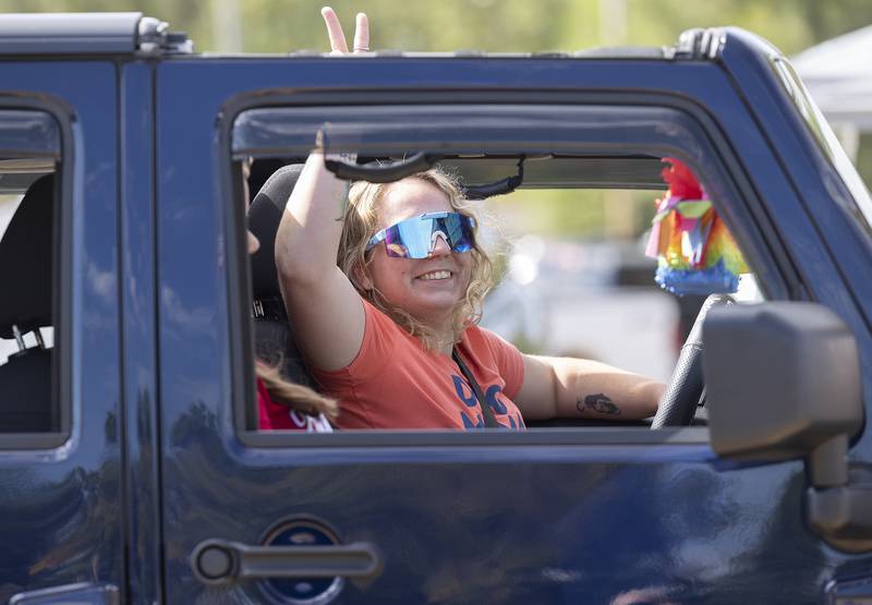 The Jeep Outlaws and Jeep Girl Outlaws brought their rides Saturday, Sept. 14, 2024, through the Fiesta Days parade.