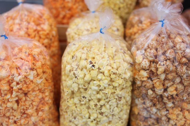 Deb’s Kettle Corn sells popcorn at the 75th Annual Grundy County Corn Festival on Saturday, Sept. 28, 2024 in downtown Morris.