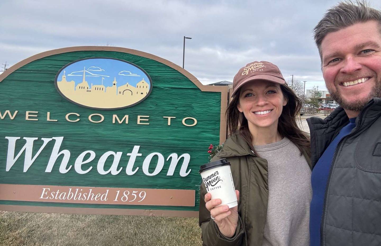 Married for 20 years and parents of three kids, Emily and Jesse Moffitt are bringing Summer Moon Coffee to Wheaton.