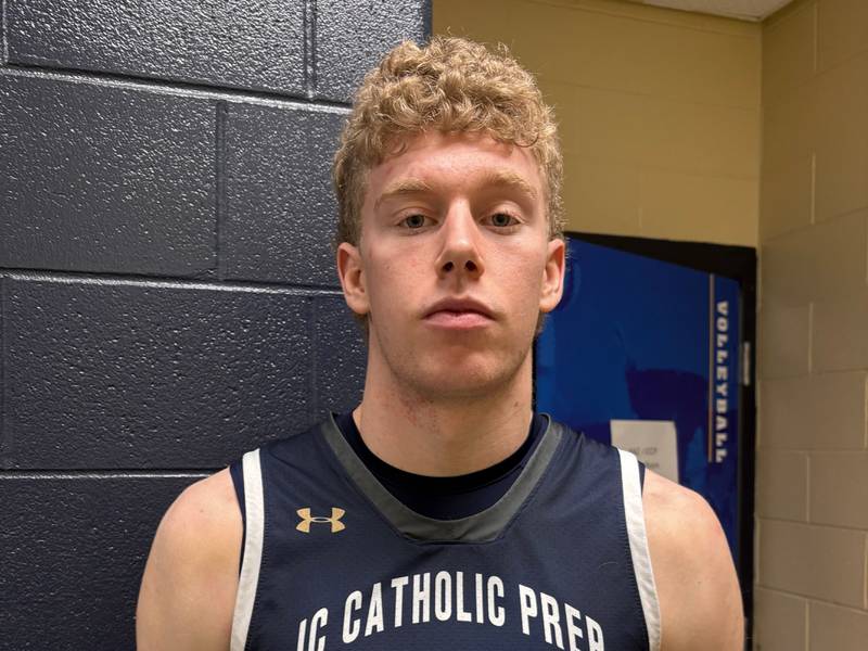 IC Catholic Prep senior Andrew Hill