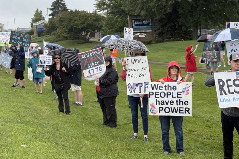 Protestors ‘for justice’ not discouraged by midday storms in Geneva Saturday