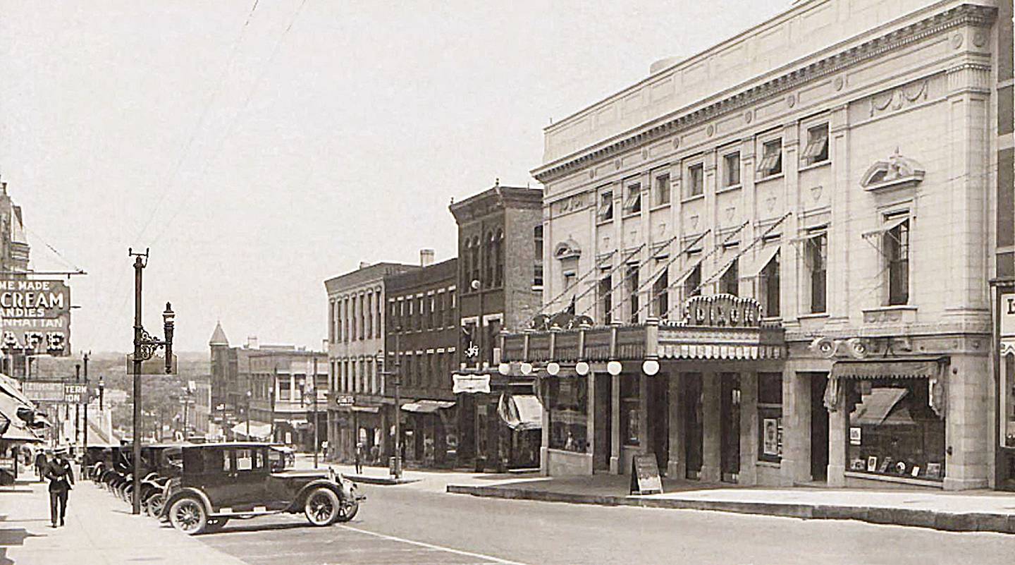 The Dixon Theatre is seen here shortly after it opened in 1922.