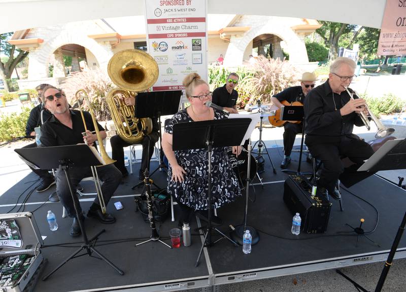 Badass Gumbo performs during the LaGrange Art Festival Saturday, Sept. 9, 2023.