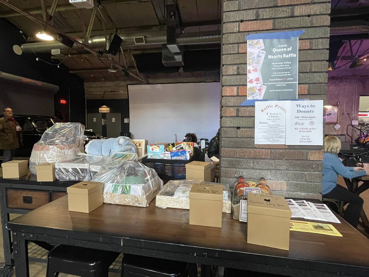 Fire on Fifth in Peru hosted a Los Angeles Fire Relief and Restoration event Sunday.