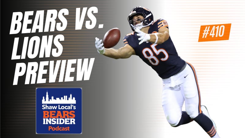 Bears Insider Podcast Episode 410: Bears-Lions preview