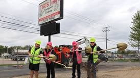 Photos: Tom & Jerry's breaks ground in first step to rebuilding restaurant after devastating fire