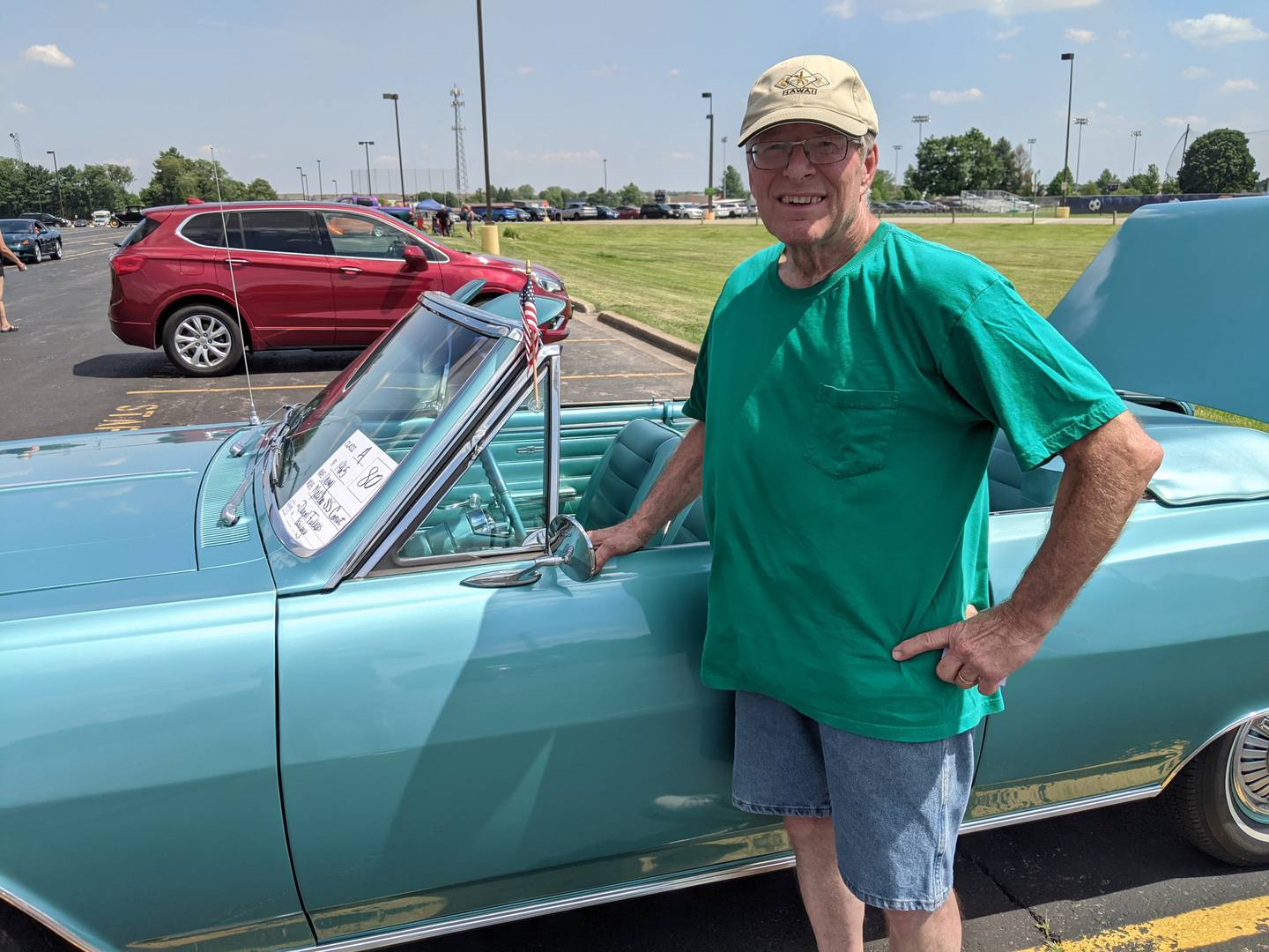 Oswego resident Daniel Falkos was displaying his 1965 Chevy Malibu SS Convertible at a car show on June 16 as part of PrairieFest.