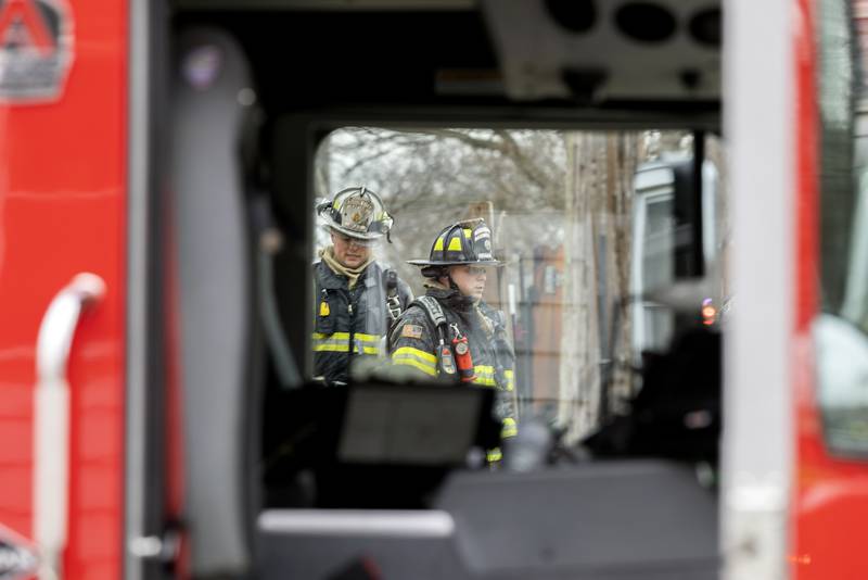 At 10:34 a.m., firefighters were dispatched to 712 Madison Ave. in Dixon for a report of an animal pen on fire in the backyard. The fire spread to the house and a surrounding fence.