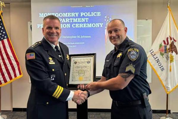 Montgomery police officer promoted to sergeant