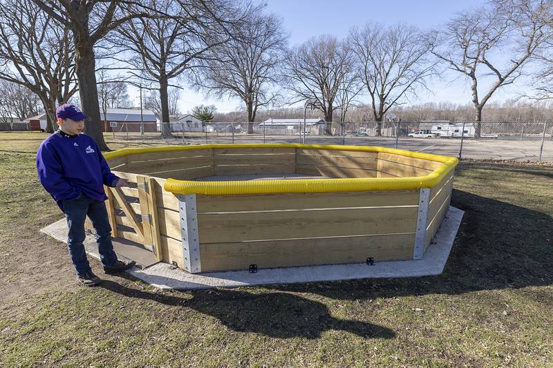 The gaga ball pit was just one of several upgrades happening at Vaile Park.