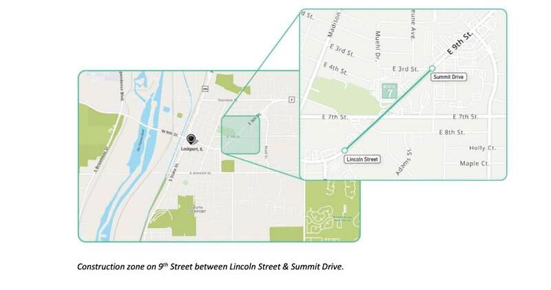 The City of Lockport announces the start of the Illinois Route 7 Channelization
Project with roadwork beginning mid-April 2024.