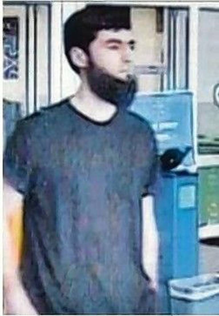 Huntley police are looking for a man they say made inappropriate physical contact with a woman in a Walmart parking lot.