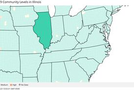 IDPH: 0 counties at ‘high’ COVID-19 level as global health emergency ends