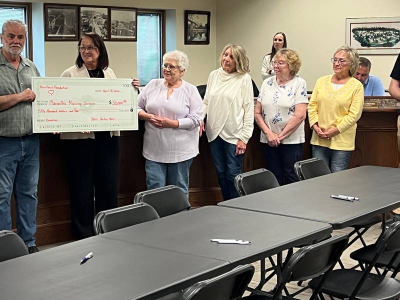 Former Marseilles resident donates $50K to nursing service over three years