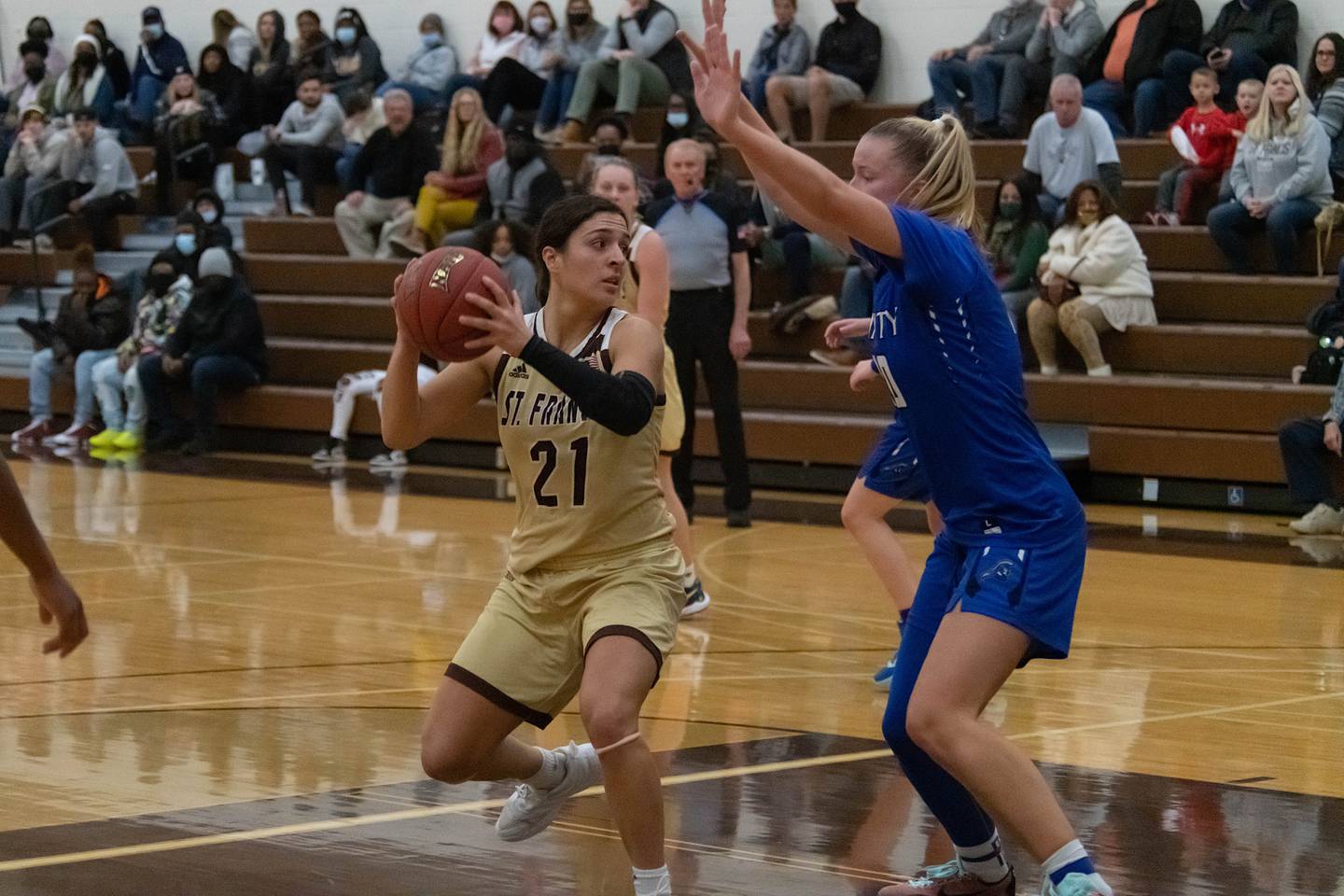 USF and JCA graduate Andriana Acosta (left) will play for the Diamond Valley Eagles in Austrailia's NBL 1 league.