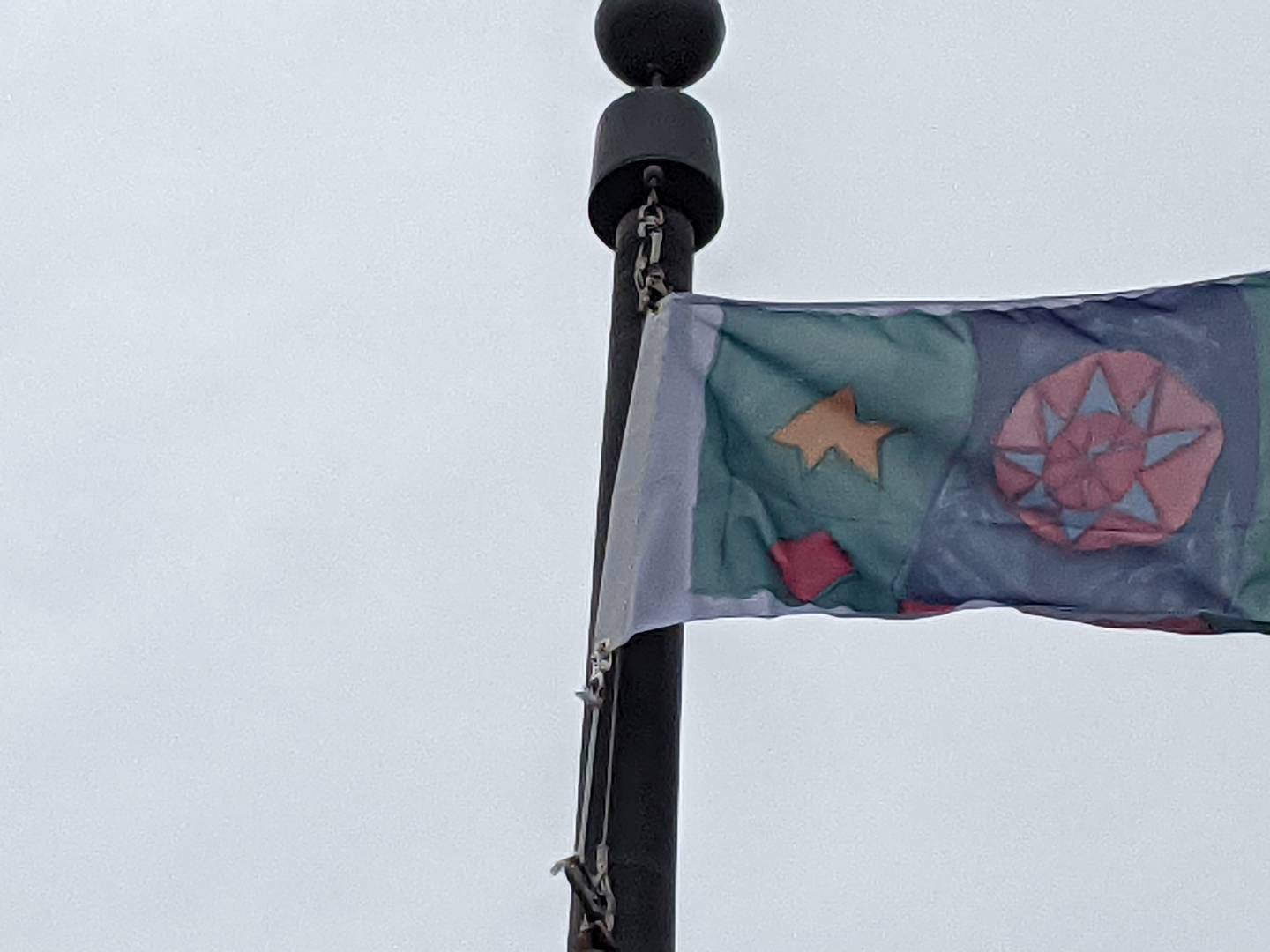 For the rest of August, Caden Stagl's flag will fly alongside the village’s current flag at the Oswego Village Hall. During the Aug. 8 Oswego Village Board meeting, Oswego Village President Ryan Kauffman proclaimed Caden’s flag as the honorary flag for the month.