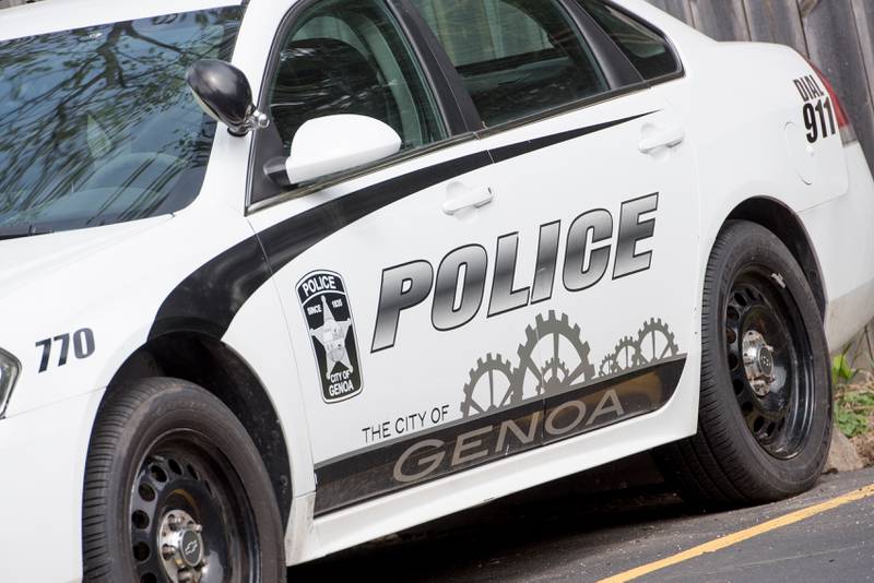 Genoa Police squad car vehicle in Genoa, IL on Friday, May 21, 2021.