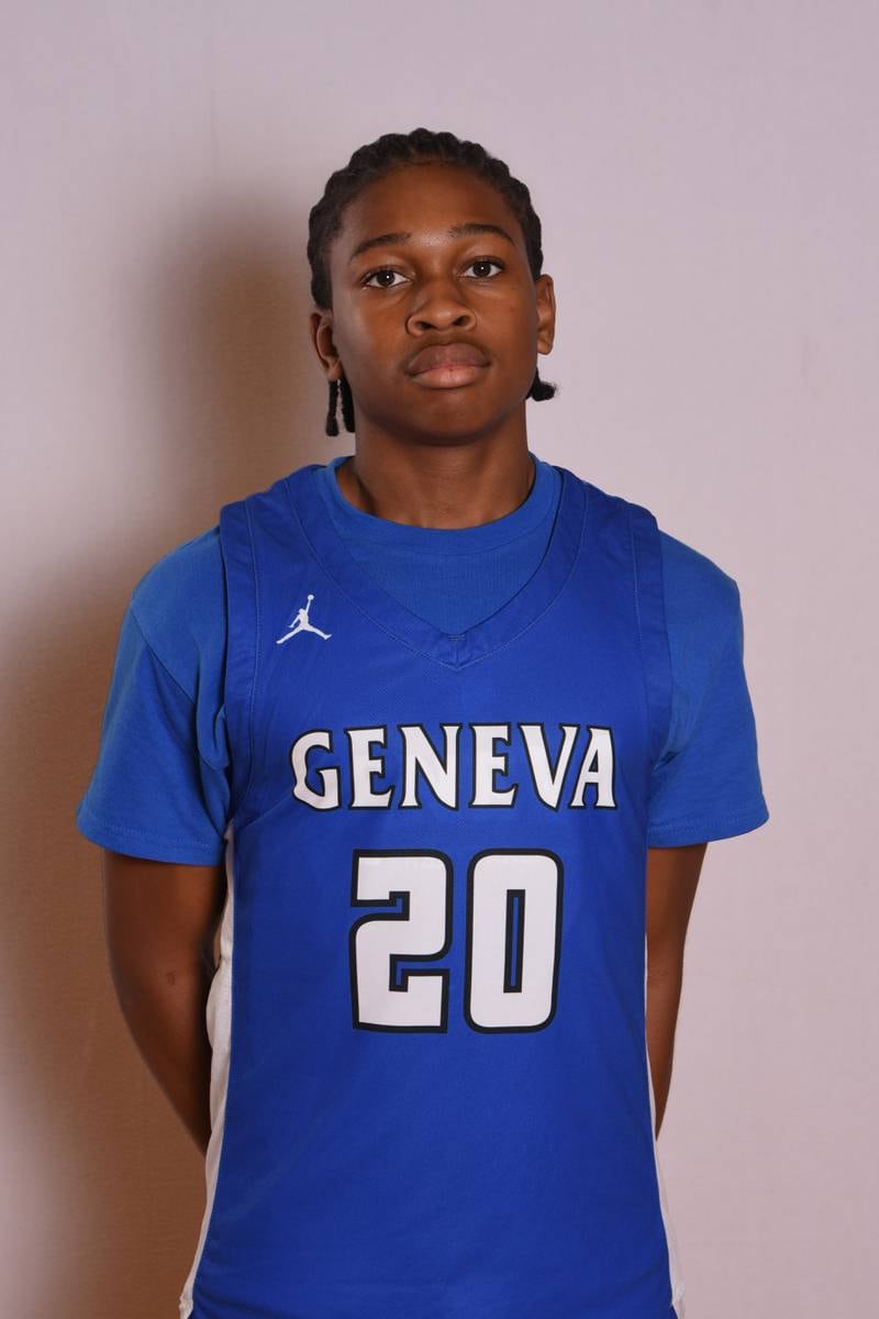 Geneva junior David Udoiwod