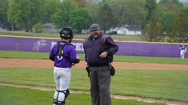 Griffith marks 40 years of umpiring in the Rochelle area: ‘I’m out here for the kids’