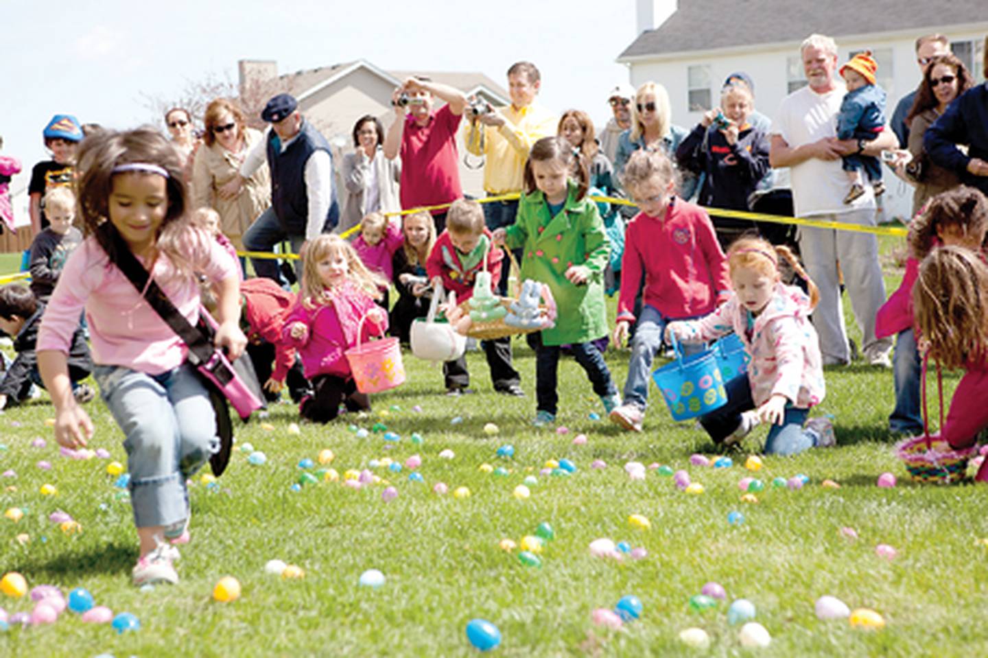 Children will have more than 10,000 to find during the eighth annual Hippity-Hop Easter Egg Hunt Saturday, April 7, at the Timbers of Shorewood.