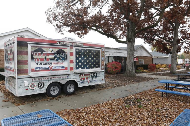 The Veterans of Foreign Wars Post 4600, 3002 IL-120, in McHenry, on Tuesday, Oct. 26, 2022. Local leadership within both the Veterans of Foreign Wars Post 4600, and the regional VFW District 5 will be holding a meeting Wednesday night to determine steps forward after the post hosted an event featuring the founder of the Proud Boys last week.