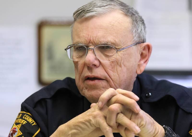 DeKalb County Sheriff Roger Scott, in his office Tuesday, opens up about his concerns if marijuana is legalized in Illinois and what it could mean for DeKalb County.
