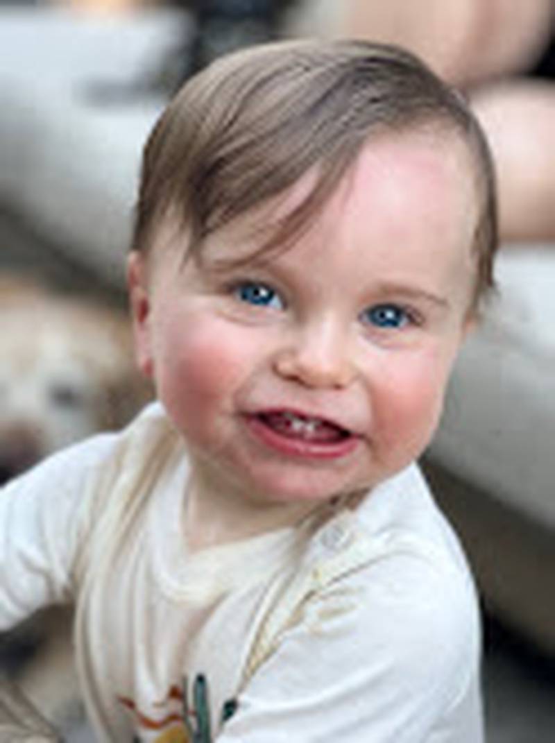 Decker Mennie - 13 month old son of Zach and Ashley Mennie of Princeton.