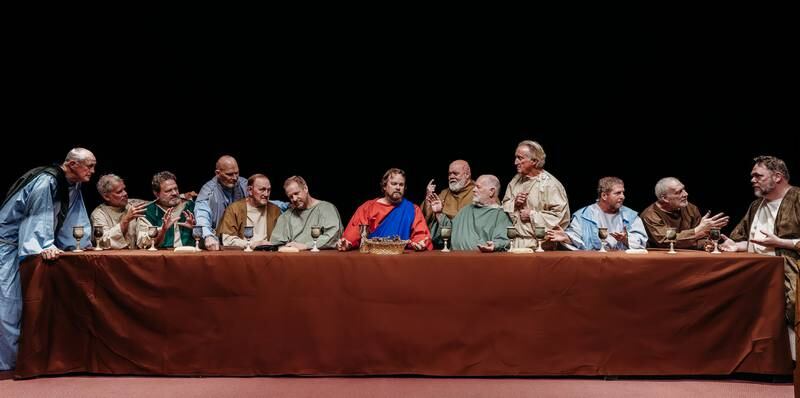 The cast of "The Living Last Supper", which takes place at 7 p.m. Thursday, April 17 at First Presbyterian Church in Morris, 200 E. Jackson St.