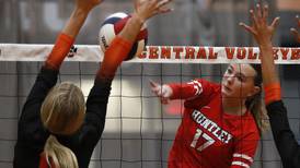 Photos: Huntley vs. Crystal Lake Central in FVC girls volleyball action